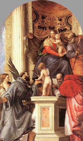 Paolo Veronese Madonna Enthroned with Saints China oil painting art